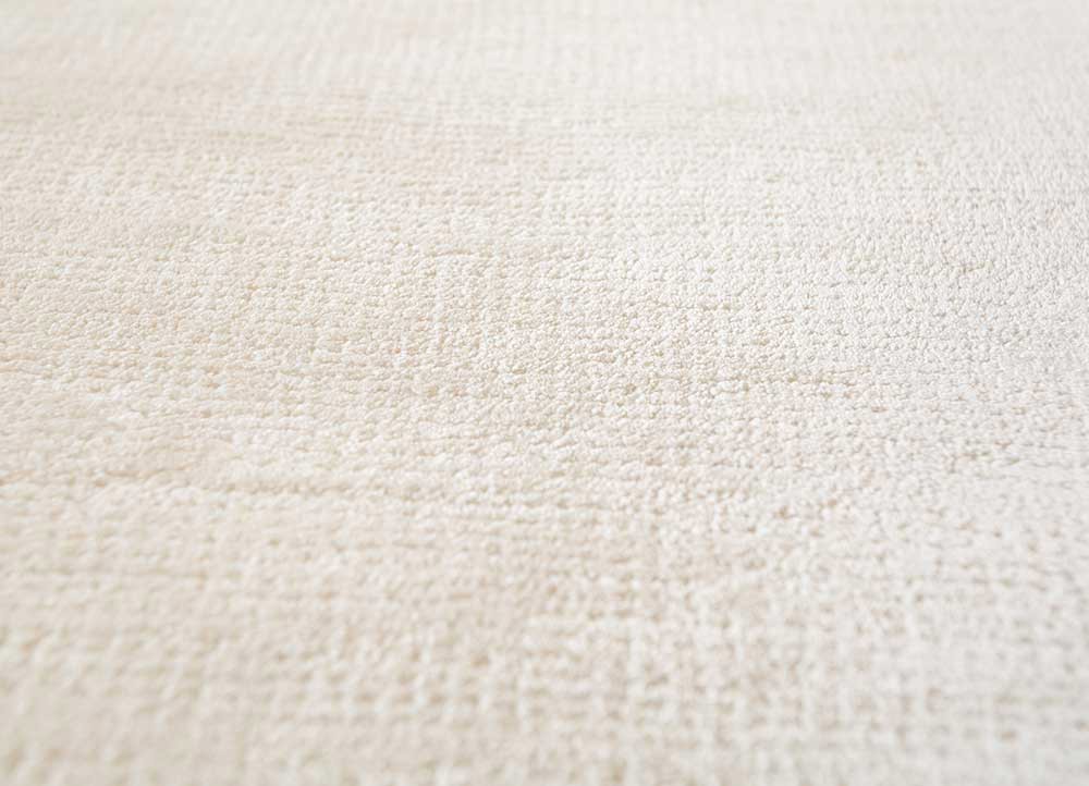 basis ivory viscose hand loom Rug - CloseUp basis ivory viscose hand loom Rug - CloseUp